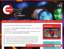 Tablet Screenshot of cromo-pharma.it